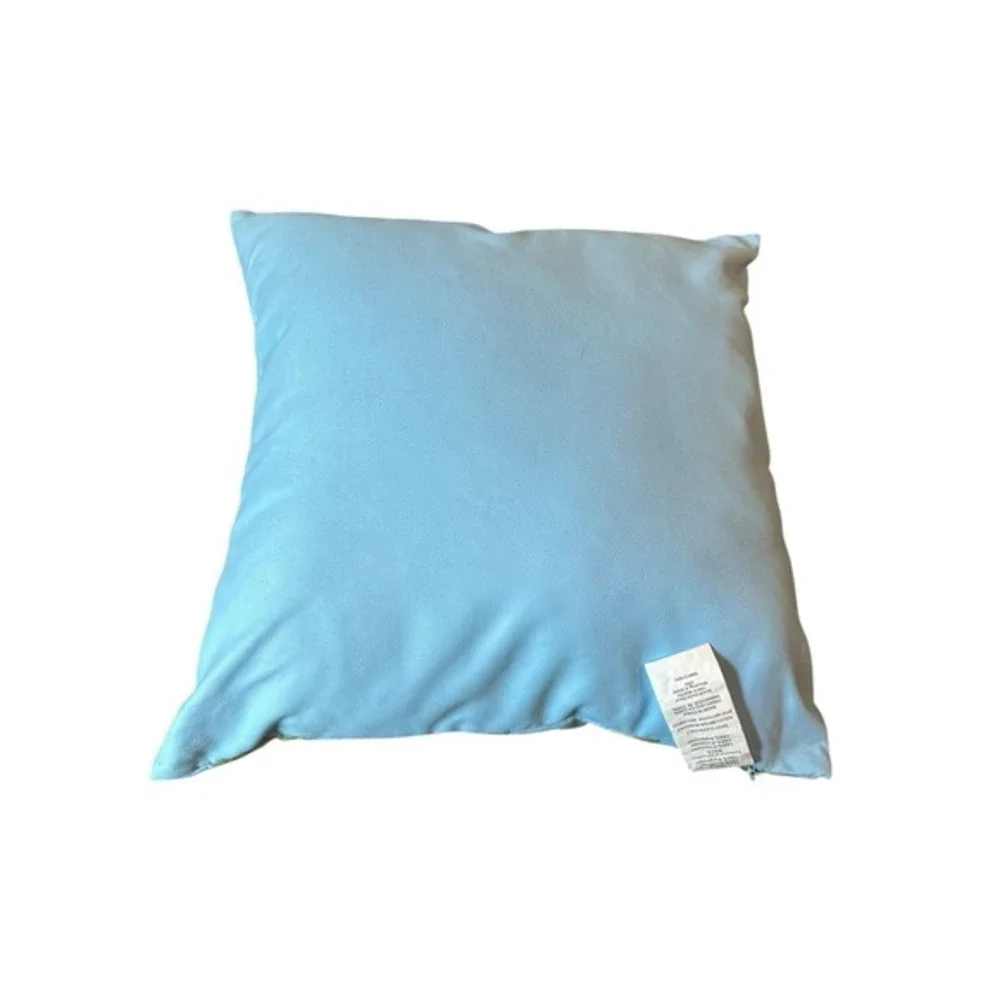 NEW‎ floral blue 17X17 inch throw pillow